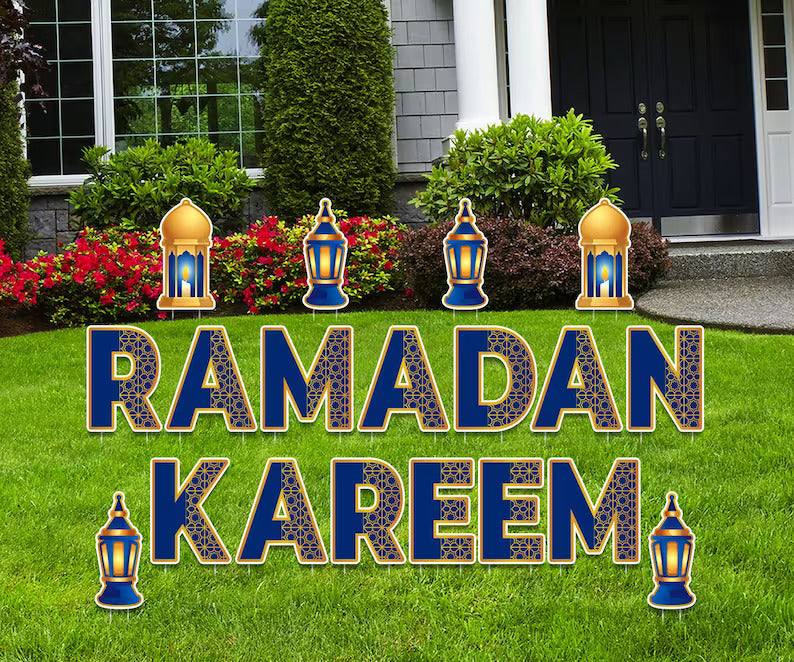 Ramadan Kareem 2024 Yard Sign Cutout