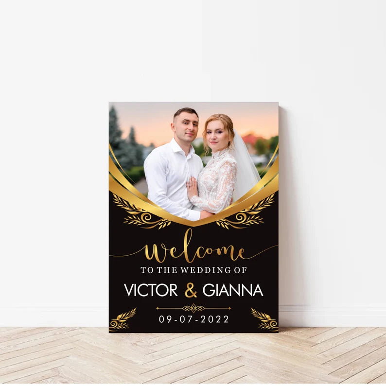 Custom Wedding Foam Board Poster Sign Voila Print Inc