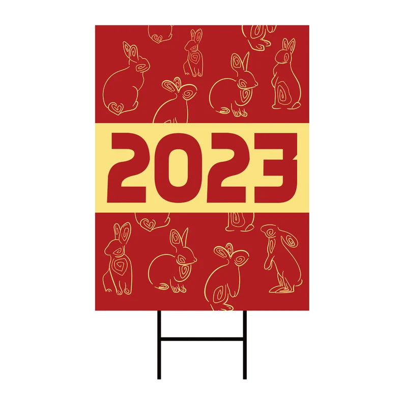 Chinese New Year 2024 Yard Sign