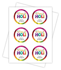 Personalized Happy Holi 2024 Stickers