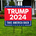 Trump Take America Back 2024 Yard Sign