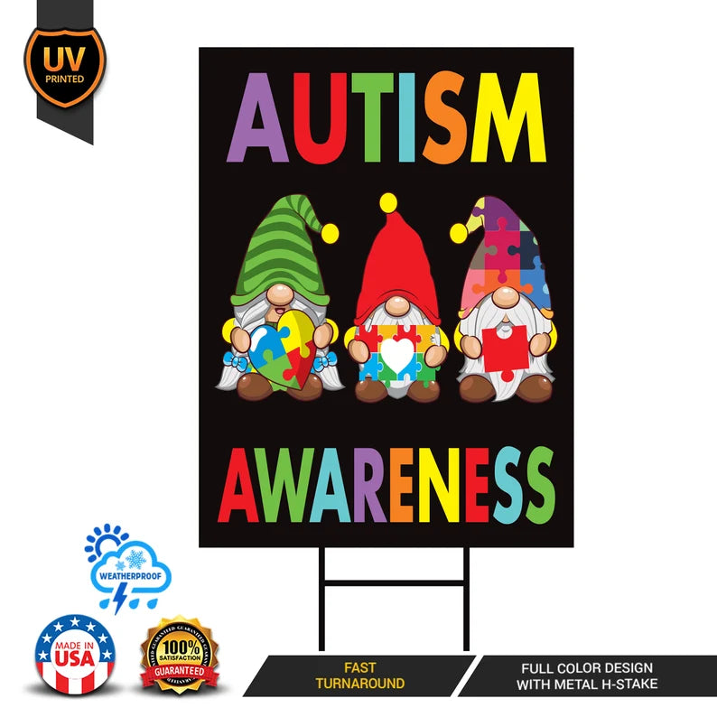 Autism Awareness Yard Sign – Voila Print Inc