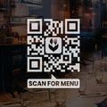 Custom QR Code Business Decal