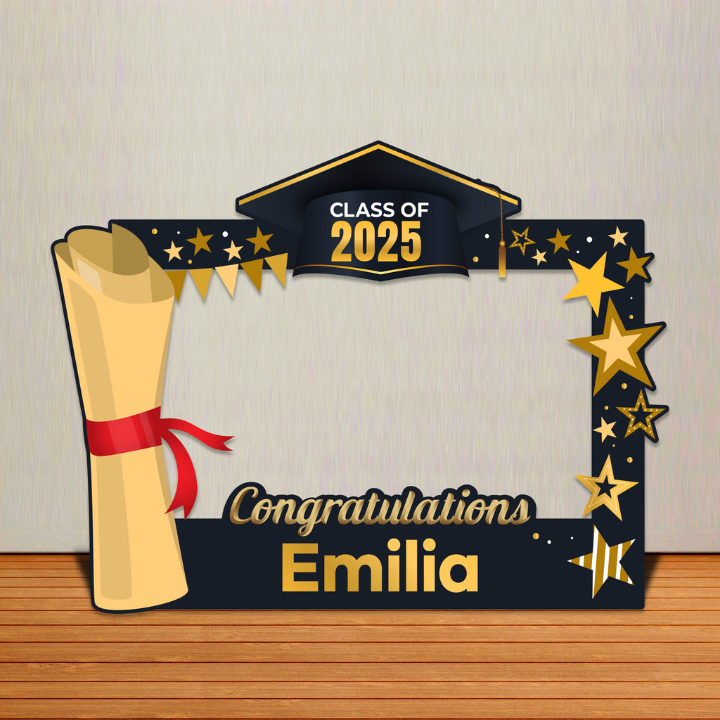 Personalized Graduation 2025 Selfie Frame