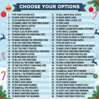 Personalized Most Likely To Christmas Shirt, Custom Name Santa Challenge Tee, Funny Front Back Print, Holiday Party Outfit, Christmas Gift