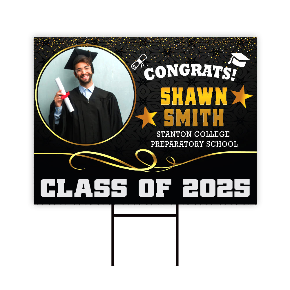 Personalized Graduation 2025 Yard Sign