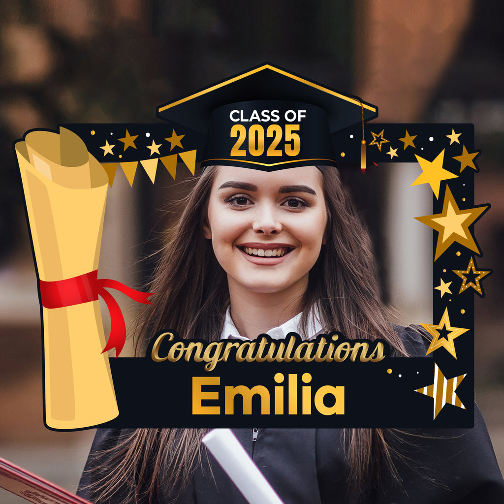 Personalized Graduation 2025 Selfie Frame