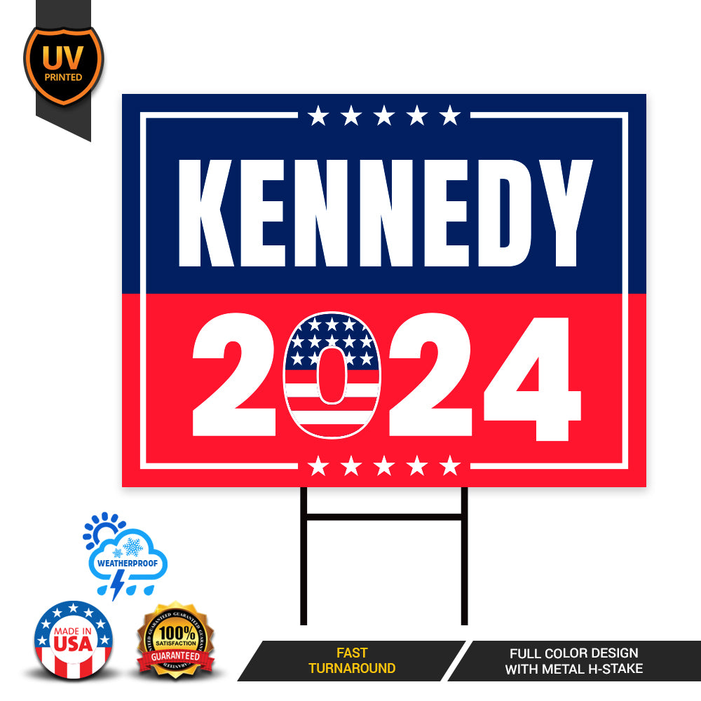 Kennedy 2024 Yard Sign Voila Print Inc