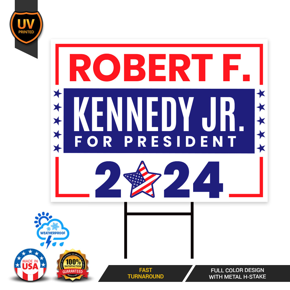 Kennedy 2024 Yard Sign Voila Print Inc