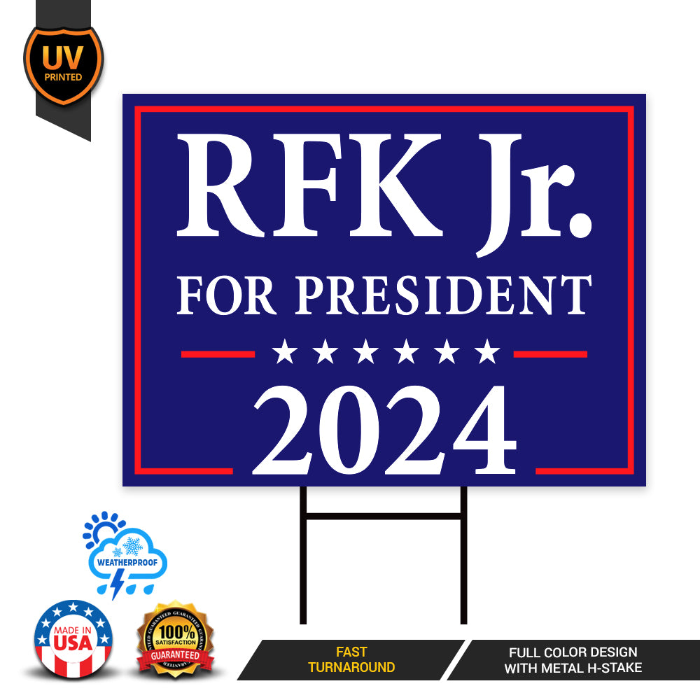 Kennedy 2024 Yard Sign Voila Print Inc