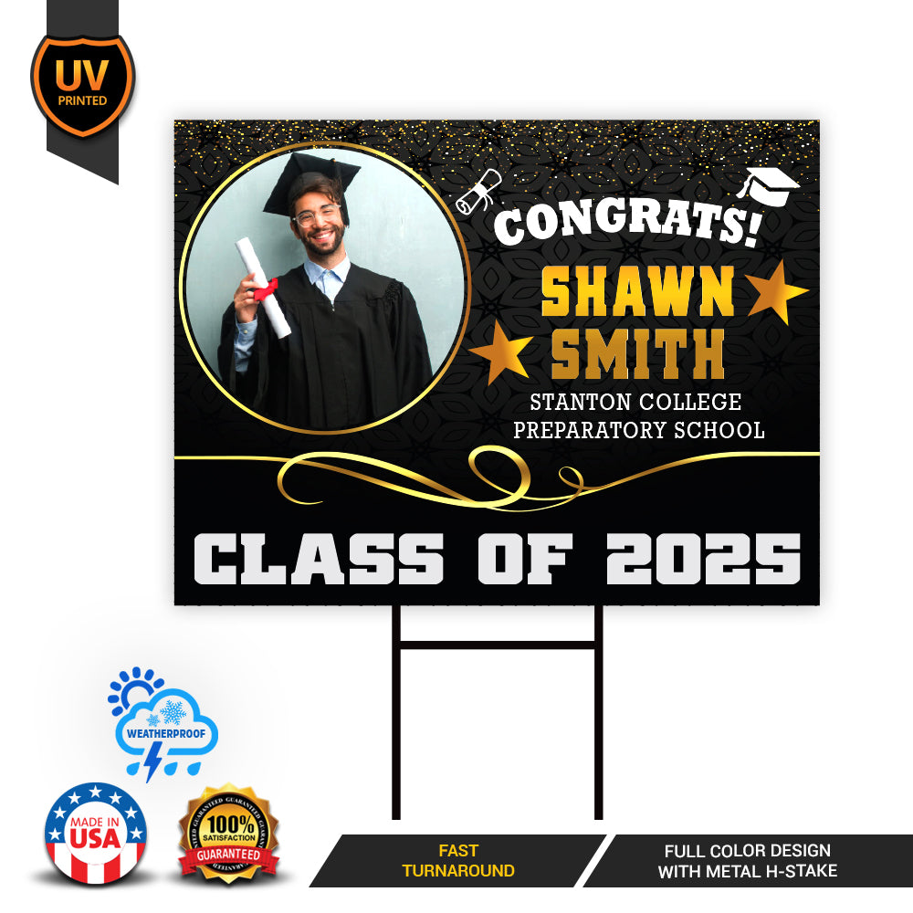 Personalized Graduation 2025 Yard Sign