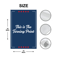 Justice for Charlie Garden Flag, A True Patriot Charlie Kirk Yard Flag, Charlie Kirk Is My Hero Outdoor Flag, Charlie Kirk Freedom Flag