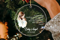 Personalized Miscarriage Ornament, Custom Baby Memorial Acrylic Ornament