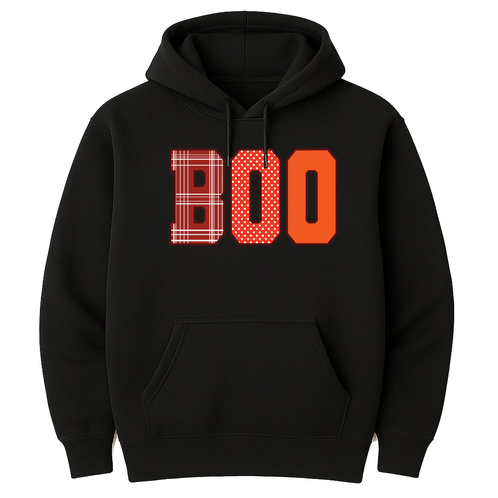 Boo Halloween Hoodie, Spooky Fun Fall Crewneck Tee