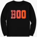 Boo Halloween Long Sleeve Shirt, Spooky Fun Fall Crewneck Tee