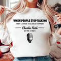Justice for Charlie Sweatshirt, A True Patriot Charlie Kirk Shirt, Charlie Kirk Is My Hero Sweatshirt
