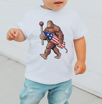 Bigfoot Fireworks Short Sleeve T-Shirt