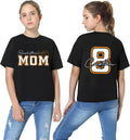Basketball Mom Custom Name and Number Shirt, Game Day Basketball Mom Shirt, Personalized Basketball Team Tee, Front Back