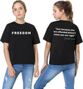 Charlie Kirk Freedom Shirt, A True Patriot Charlie Kirk Shirt, Charlie Kirk Is My Hero Tee, Front Back