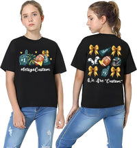 Custom Football Bow School Spirit Shirt, Football Mom Shirt, Football Grandparent Tee, Front Back