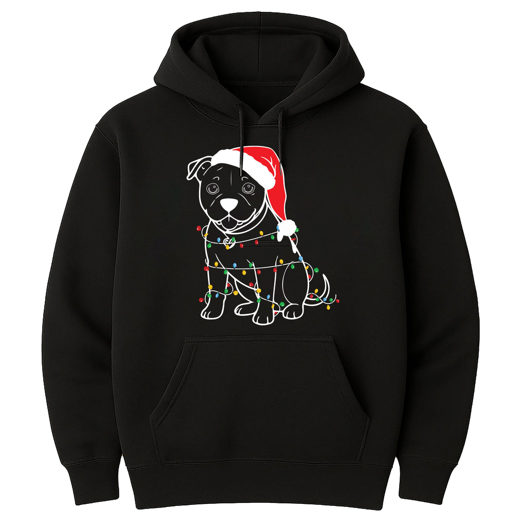 Cute Christmas Dog Hoodie, Pitbull Holiday Shirt, Family Xmas Hoodie