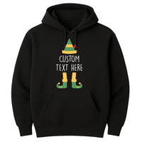 Elf Family Christmas Hoodie, Custom Christmas Elf Shirt, Family Matching Christmas Hoodie