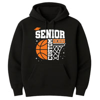 Custom Senior Night Basketball Family 2025 Hoodie, Class of 2025 Graduate Shirt, Senior Graduation Hoodie