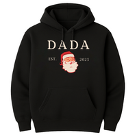 Christmas First Birthday Hoodie, Family Santa 1st Birthday Shirt, Mama Dada Matching Hoodie