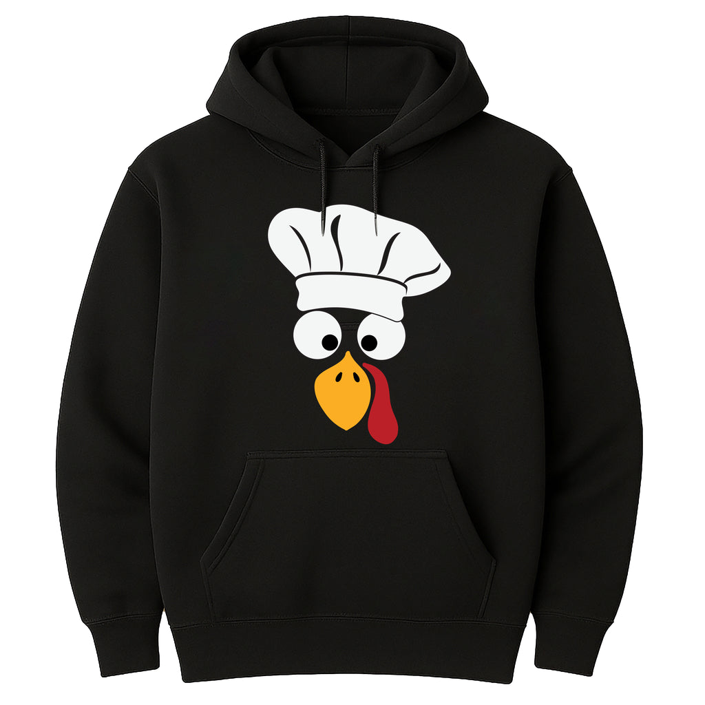 Custom Funny Turkey Face Hoodie, Personalized Name Thanksgiving Shirt, Group Hoodie