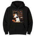 Halloween Ghost Book Reading Hoodie, Retro Bookish Halloween Hoodie