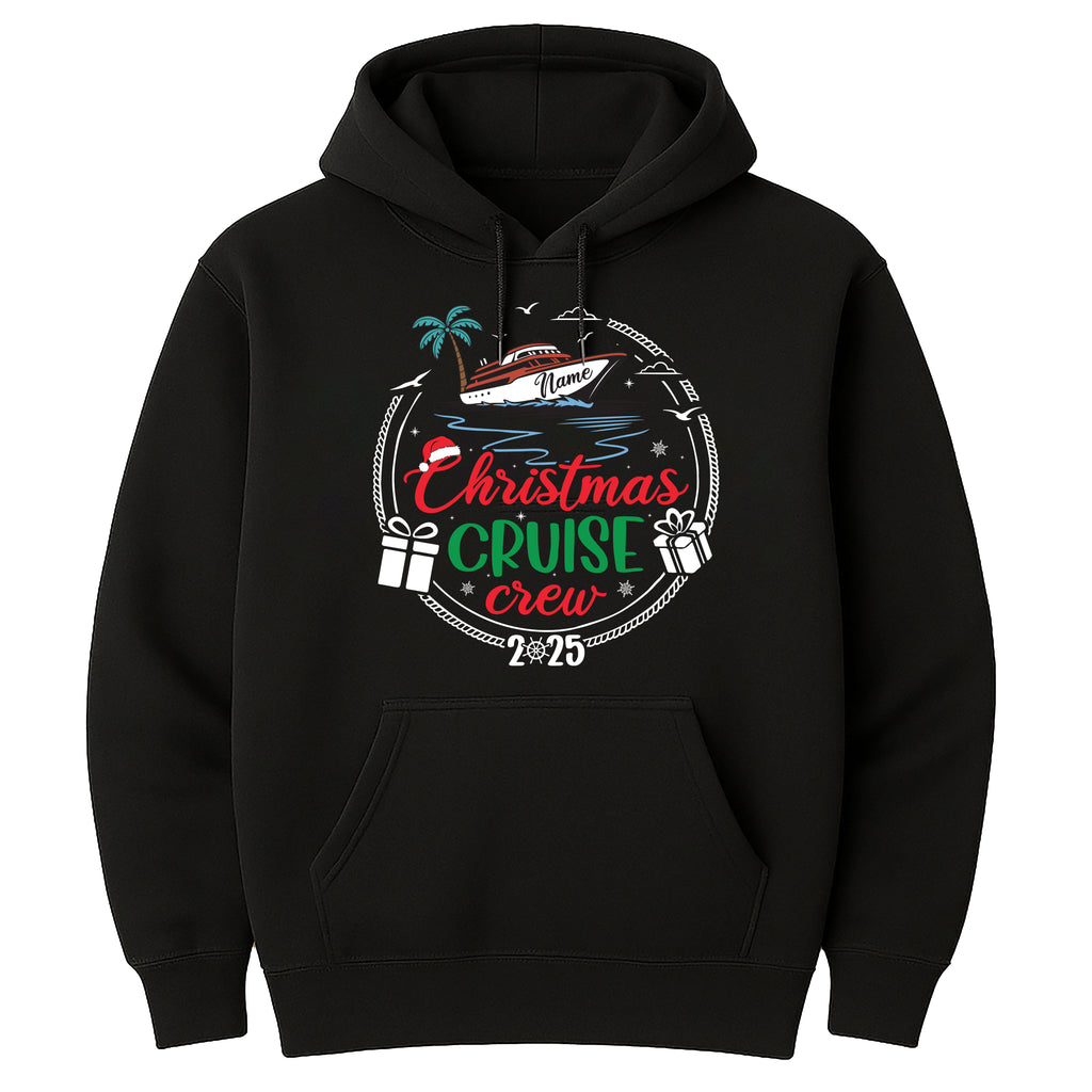 Christmas Cruise Crew 2025 Hoodie, Family Christmas Shirt, Matching Christmas Cruise Ship Hoodie