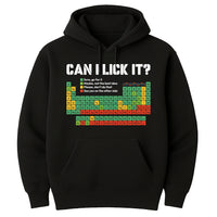Can I Lick It Periodic Table Shirt, Funny Chemistry Shirt, Elements Table Tee, Science Lab Humor Shirt, Science Gifts, Gifts for Chemists