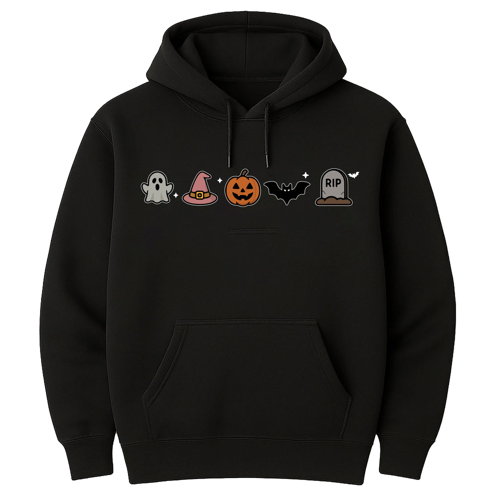 Cute Halloween Hoodie, Minimalist Halloween Shirt, Spooky Season Hoodie
