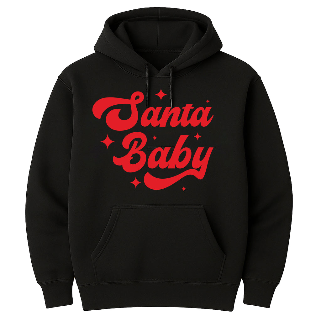 Santa Baby Hoodie, Santa Christmas Shirt, Preppy Christmas Hoodie