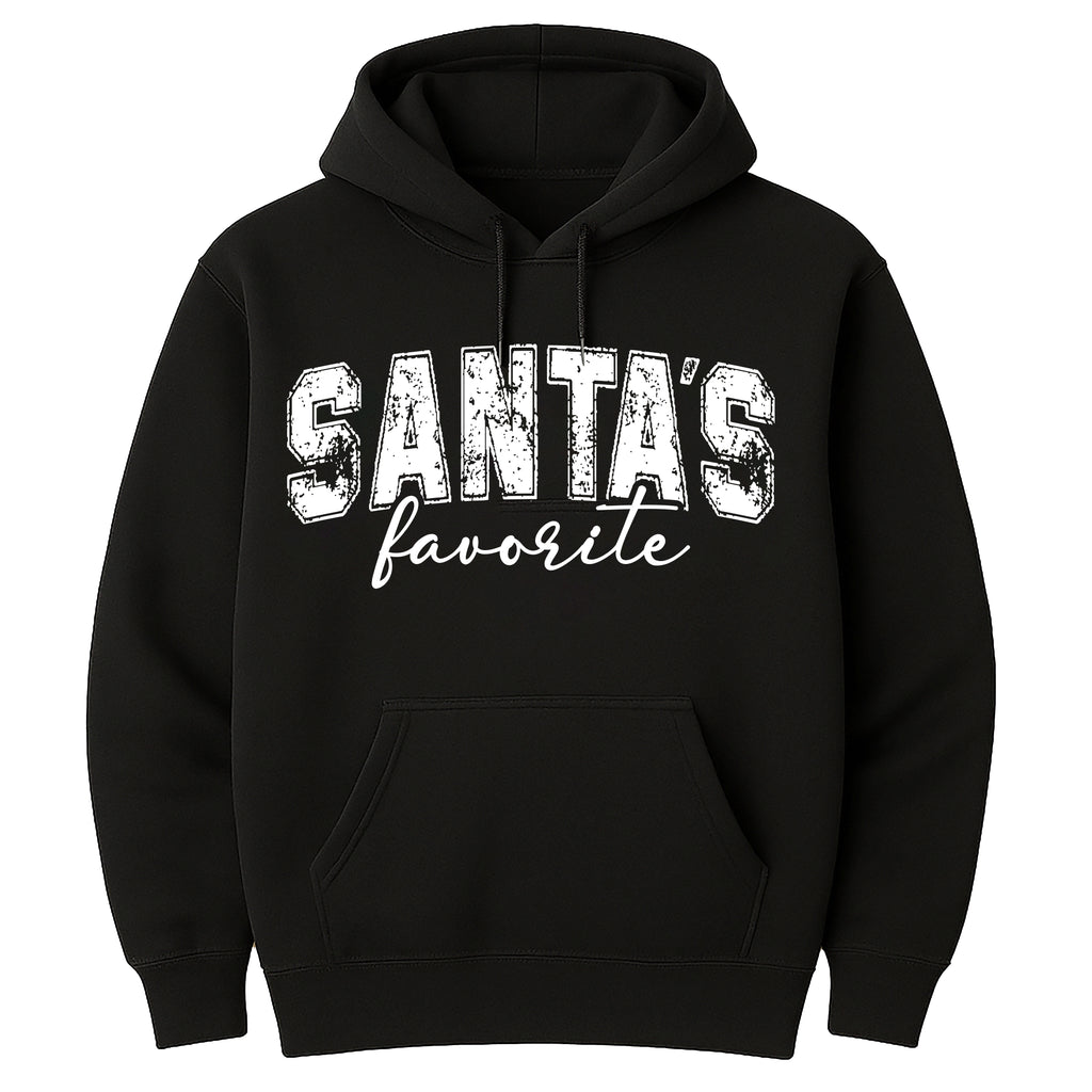 Santa's Favorite Christmas Hoodie, Christmas Shirt, Women's Christmas Hoodie