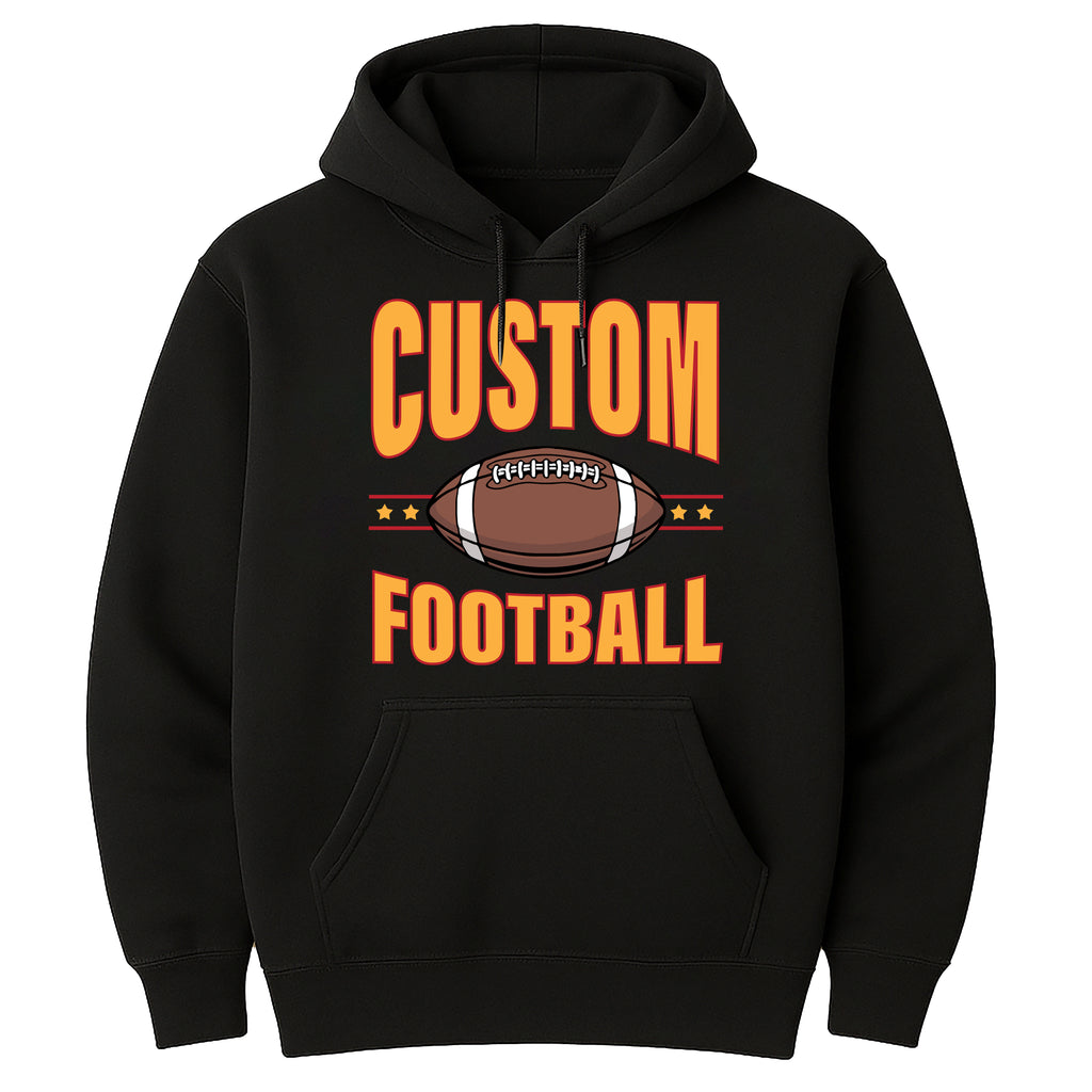 Personalized Mascot Hoodie, Football Custom Your Team Shirt, Varsity School Football Team Hoodie