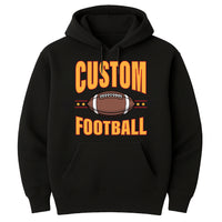Personalized Mascot Hoodie, Football Custom Your Team Shirt, Varsity School Football Team Hoodie