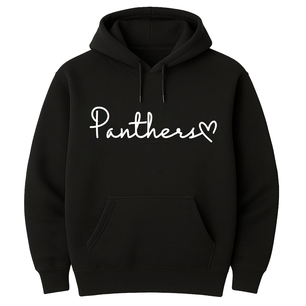 Custom Team Name with Heart Hoodie, School Spirit Wear Graphic Shirt, Personalized Football Team Hoodie