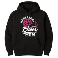 Cheer Mom Hoodie, Custom Cheer Shirt, Unisex Custom Name Hoodie