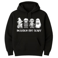 Inclusion Isn’t Scary Halloween Hoodie, SLP Halloween Shirt, Special Ed Teacher Hoodie