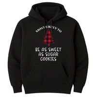 Family Christmas Hoodie, Buffalo Plaid Most Likely To Shirt, Christmas Party Hoodie