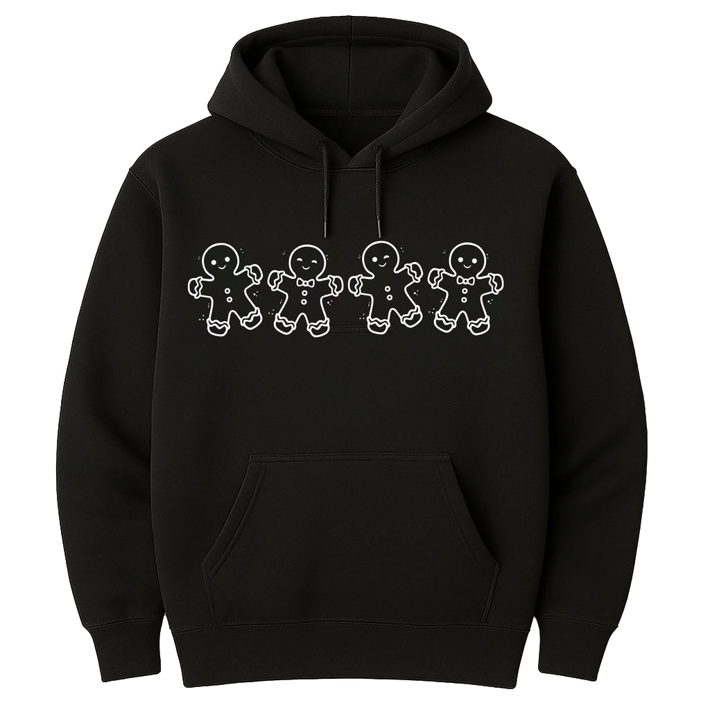 Christmas Gingerbread Cookies Hoodie, Festive Holiday Outfit Shirt, Women’s Xmas Hoodie