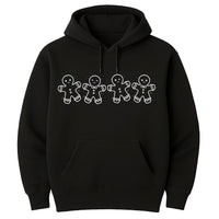 Christmas Gingerbread Cookies Hoodie, Festive Holiday Outfit Shirt, Women’s Xmas Hoodie