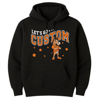 Custom Mascot Retro Hoodie, Booster School Spirit Shirt, Cheer Team Mascot Hoodie