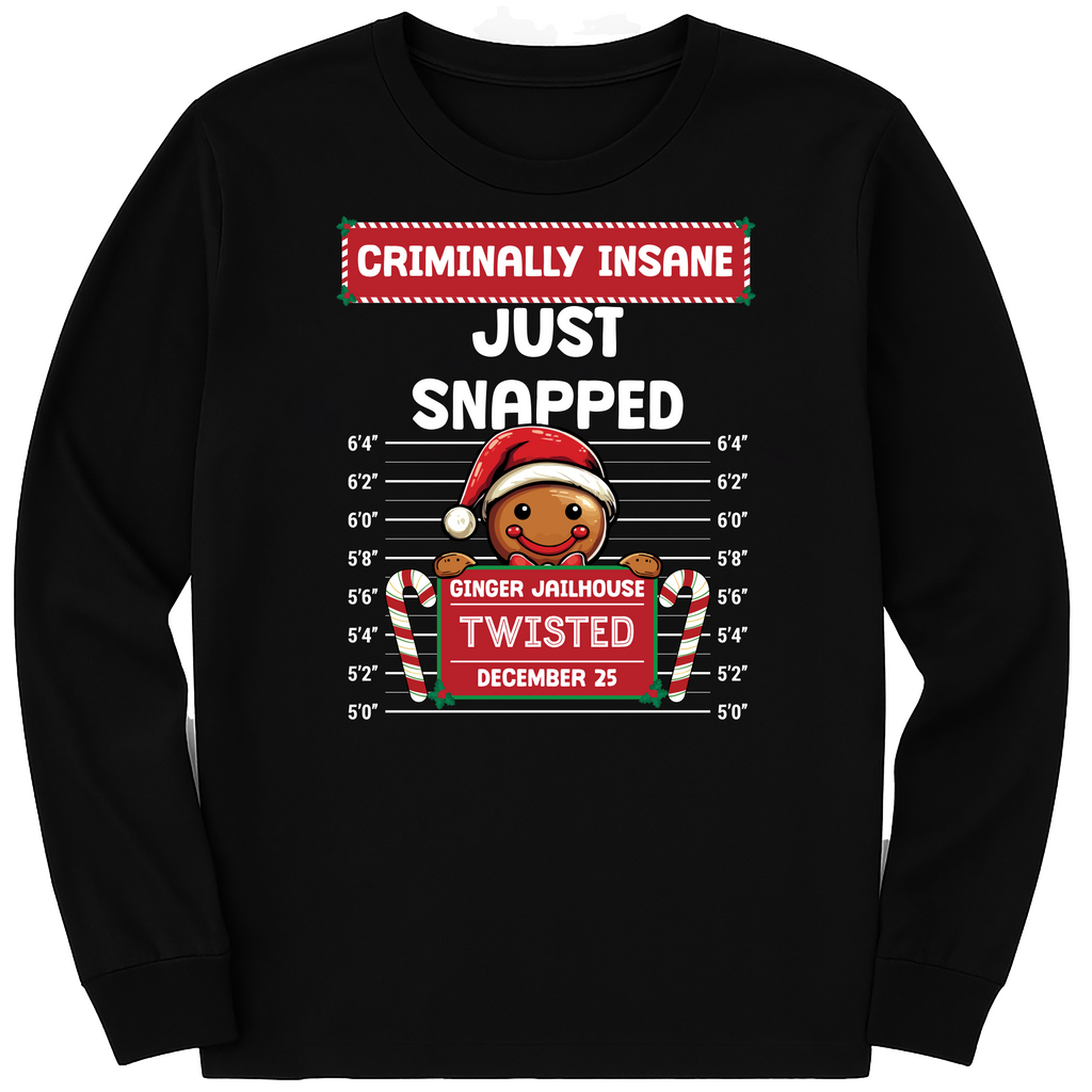Family Christmas Long Sleeve Shirt, Matching Holiday Family Shirt, Christmas Gingerbread Tee