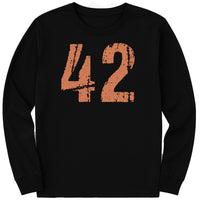 Custom Football Number Long Sleeve Shirt, Personalized Custom Number Shirt, College Football Tee