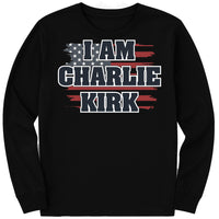 Justice for Charlie Long Sleeve Shirt, A True Patriot Charlie Kirk Shirt, Charlie Kirk Is My Hero Tee