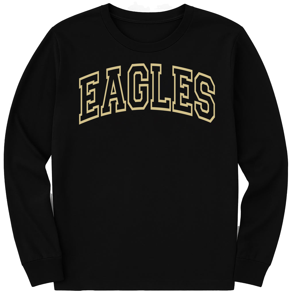 Custom School Mascot Long Sleeve Shirt, Personalized School Logo Shirt, Team Mascot Name Tee