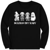 Inclusion Isn’t Scary Halloween Long Sleeve Shirt, SLP Halloween Shirt, Special Ed Teacher Tee