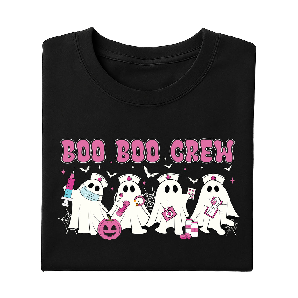 Boo Boo Crew Nurse Shirt, Halloween Nurse Stethoscope Shirt, Spooky Season Tee